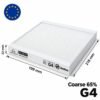 brofer-rdcd25sk-filter-dimensions-216x199x22. Schema con dimensioni dei filtri G4 216x199x22 mm per Brofer RDCD25SK