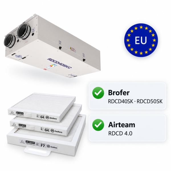 brofer-rdcd40sk-rdcd50sk-vmc-filtri-f7-2xg4 Unità VMC Brofer RDCD40SK / RDCD50SK con filtri di ricambio compatibili F7 + 2 × G4