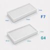 Dimensioni filtri Salda Smarty 2XV Dimensioni filtri Salda Smarty 2XV: F7 270 × 121 × 25 mm e G4 270 × 187 × 25 mm