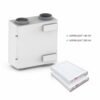 filtri-unita-vmc-aspira-aspirlight-140-200 ASPIRLIGHT 140 HV / ASPIRLIGHT 200 HV – Juego de filtros compatibles 2 × ePM1 60% (F7 + F7), 225 × 175 × 23 mm