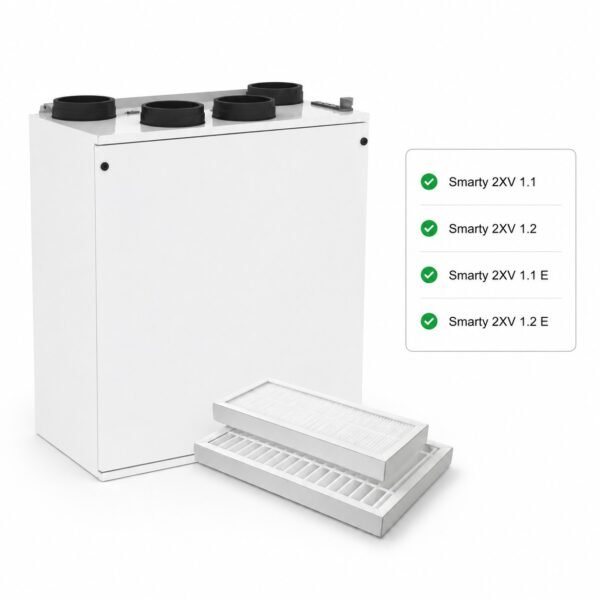 Filtri F7 + G4 con unità VMC Salda Smarty 2XV Filtri F7 e G4 con unità VMC Salda Smarty 2XV 1.1, 1.2, 1.1 E e 1.2 E