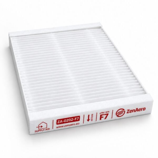 Filtro F7 per Brink Sky 150 / Sky 200 Filtro F7 per Brink Sky 150 e Brink Sky 200, dimensioni 132 × 164 × 20 mm