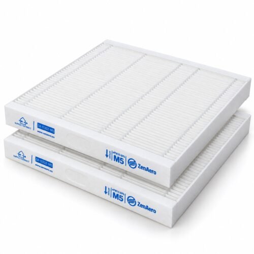 Set di filtri compatibili Vortice HRI 200 FLAT / HRI 200 PHANTOM M5 + M5, 227 × 212 × 24 mm