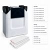 zehnder-comfoair-q-350-450-600-filter-f7-g4-abmessungen Set filtri compatibili F7 + G4 per Zehnder ComfoAir Q 350 / 450 / 600